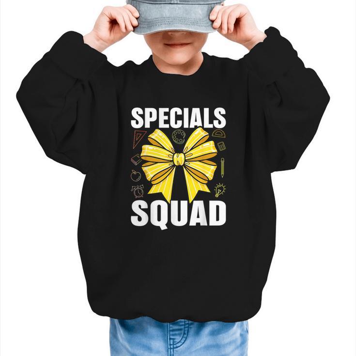 Specials Squad Tie Dye Back To School Women Appreciation Graphic Kid Sweatshirt