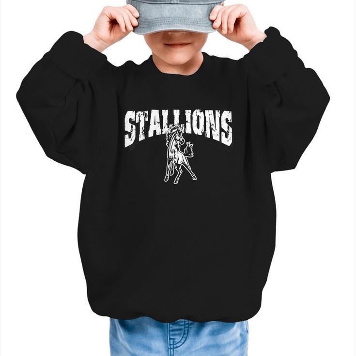 Stallions Back To School Spirit Graphic Kid Sweatshirt