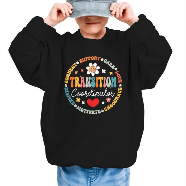 Transition Coordinator Appreciation Week Back To School Graphic Kid Sweatshirt