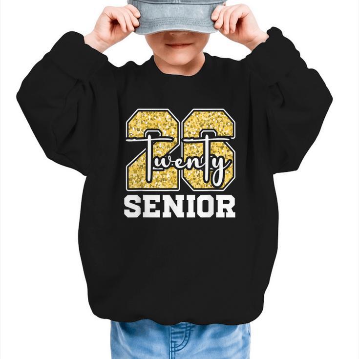Twenty 2026 Class Of 26 Seniors Back To School Graduation Graphic Kid Sweatshirt