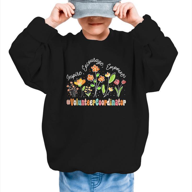 Volunteer Coordinator Appreciation Week Back To School Graphic Kid Sweatshirt