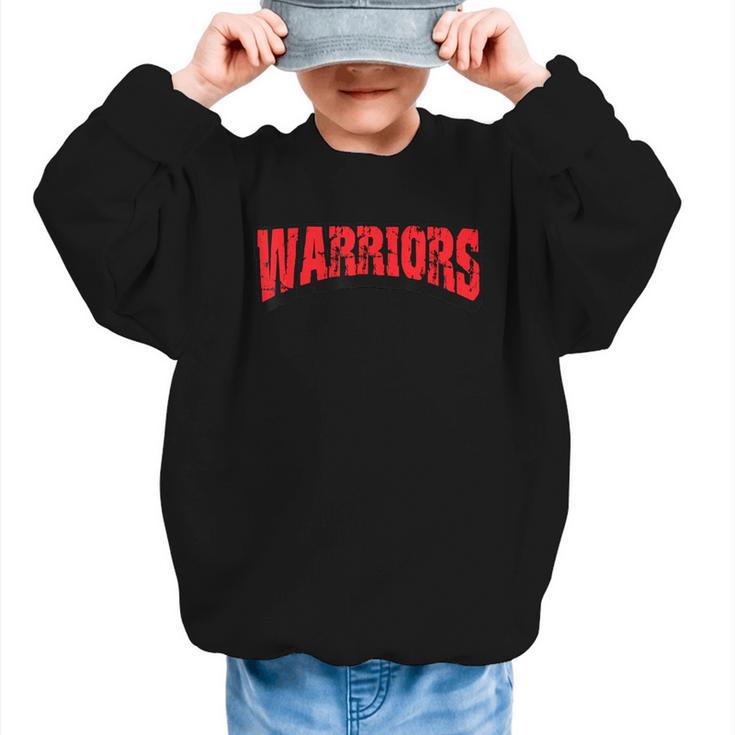 Warriors Back To School Spirit R Graphic Kid Sweatshirt