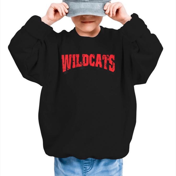 Wildcats Back To School Spirit R Graphic Kid Sweatshirt