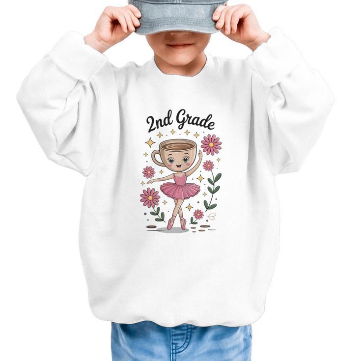 Back To School Italian Brainrot Second Grade Graphic Kid Sweatshirt