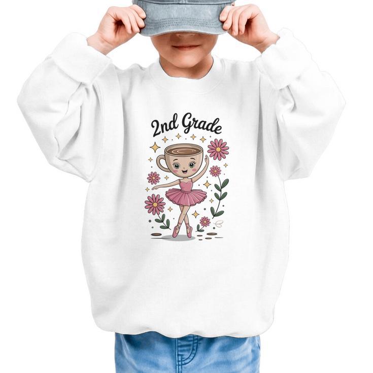 Back To School Italian Brainrot Second Grade Performance Graphic Kid Sweatshirt