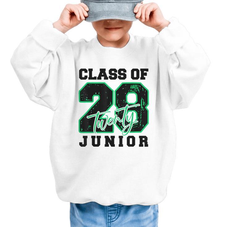Class Of 2028 Junior High School Back To School 11th Grade Graphic Kid Sweatshirt
