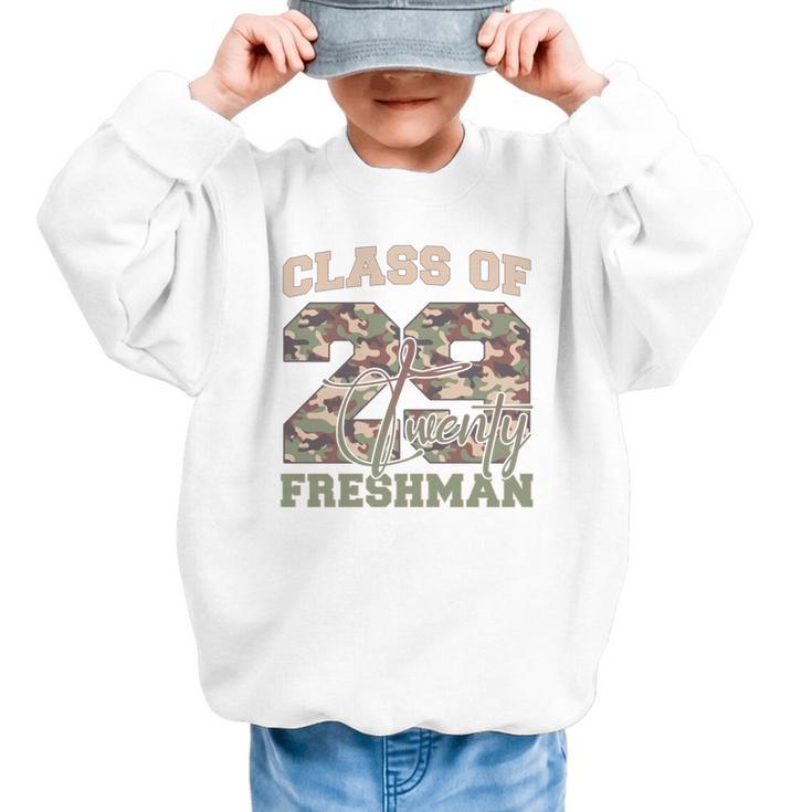 Class Of 2029 Freshman High School Back To School 9th Grade Performance Graphic Kid Sweatshirt