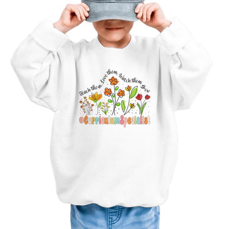 Curriculum Specialist Appreciation Week Back To School Graphic Kid Sweatshirt