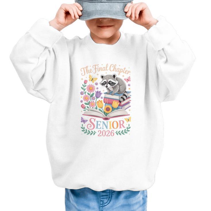 The Final Chapter Back To School Class Of 2026 Senior Premium Tri-Blend Graphic Kid Sweatshirt