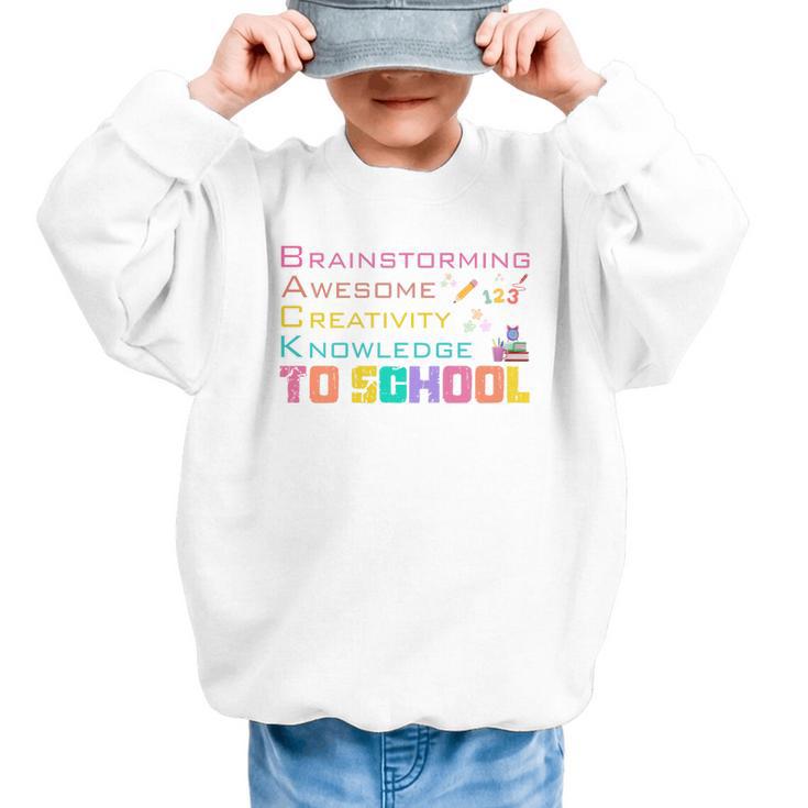 Level Complete Welcome Back To School First Day Boy And Girl Premium Tri-Blend Graphic Kid Sweatshirt