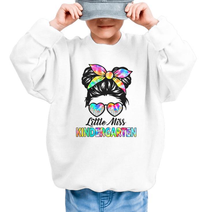 Little Miss KINDERGARTEN First Day Back To School Girls Kids Graphic Kid Sweatshirt