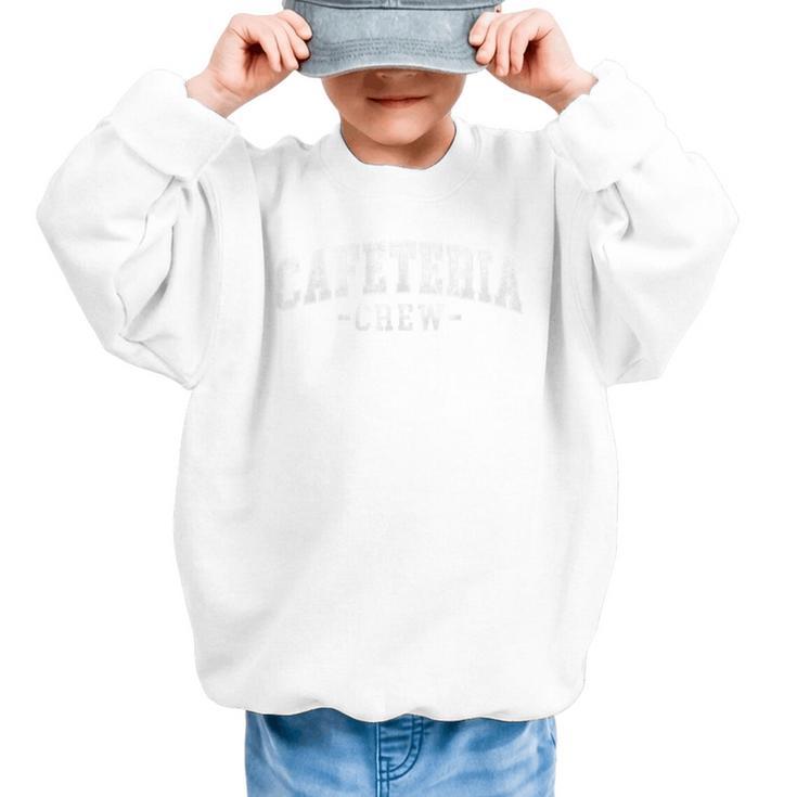 School Support Team Matching Cafeteria Crew Back To School Graphic Kid Sweatshirt