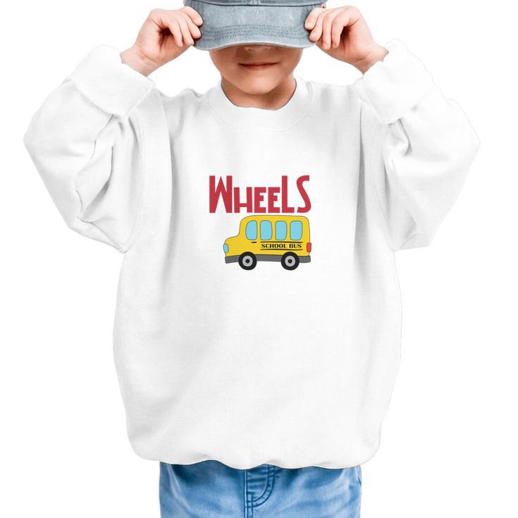 Wheels On The Bus Kids Back To School Graphic Kid Sweatshirt