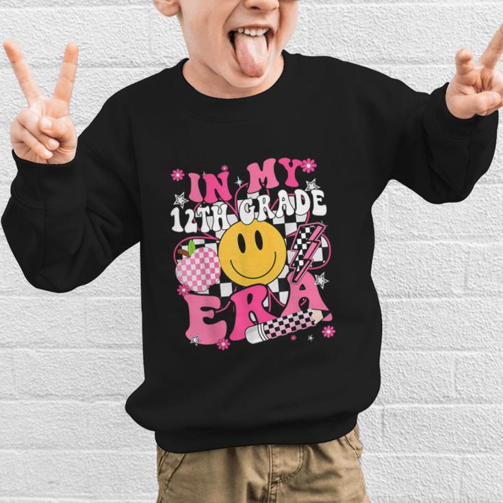 In My 12th Grade Era First Day Of School Back To School Girl Graphic Kid Sweatshirt