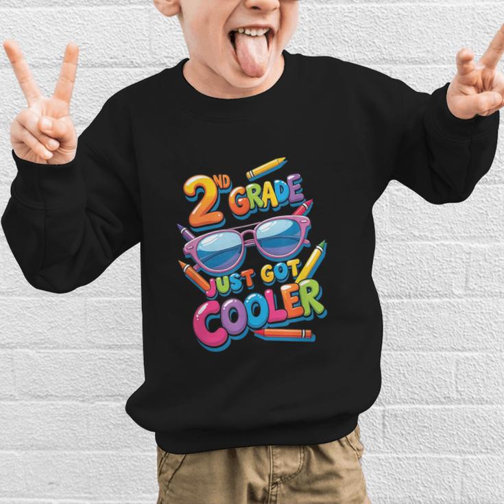 2nd Grade Just Got Cooler Shirt Back To School Kids Graphic Kid Sweatshirt 2nd Grade Just Got Cooler Shirt Back To School Kids Graphic Kid Sweatshirt