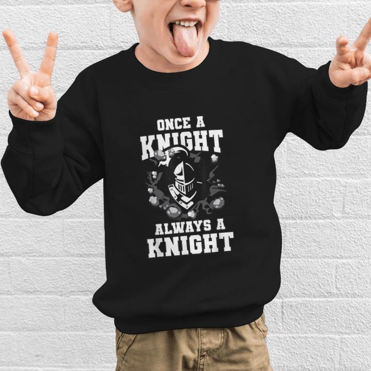 Always A Knight Back To School Spirit Graphic Kid Sweatshirt