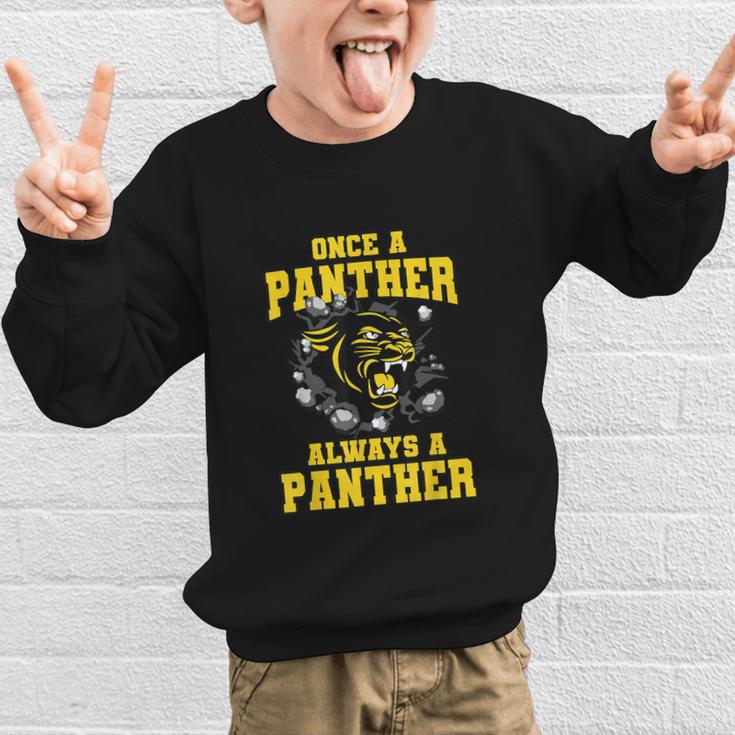Always A Panther Back To School Spirit GY Graphic Kid Sweatshirt Always A Panther Back To School Spirit GY Graphic Kid Sweatshirt