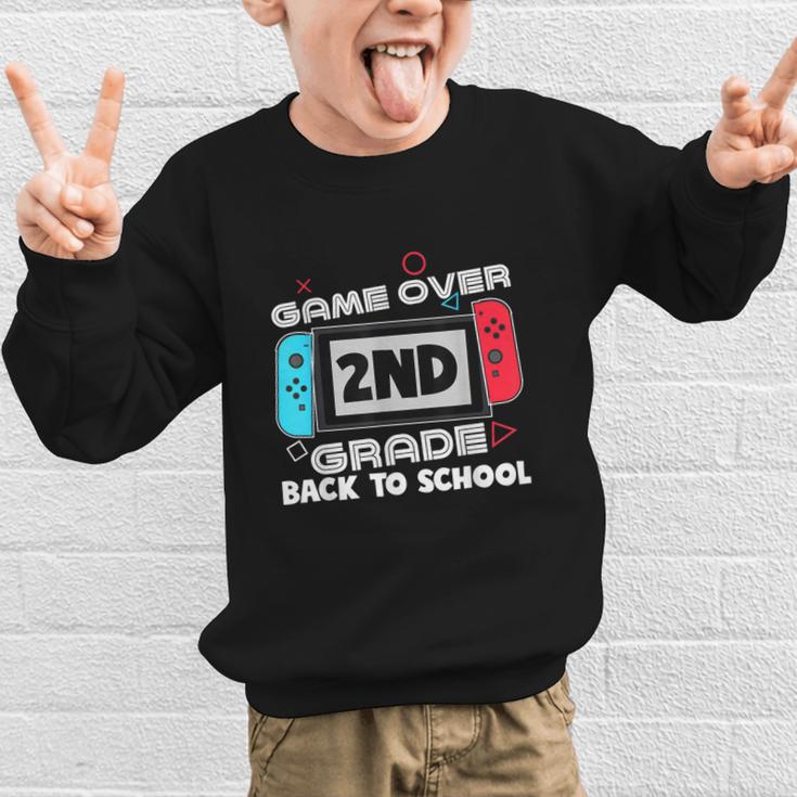 Back To School Game Over 2nd Grade Gamer Kids Boys Graphic Kid Sweatshirt Back To School Game Over 2nd Grade Gamer Kids Boys Graphic Kid Sweatshirt