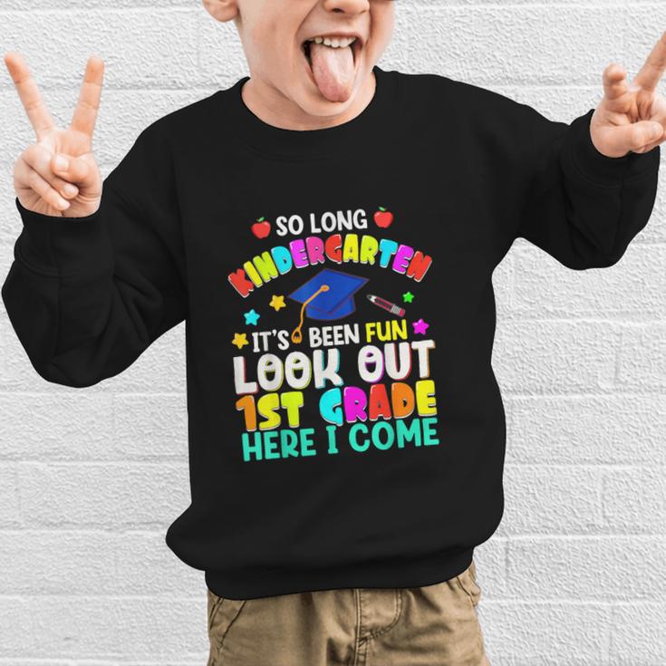 Back To School Look Out 1st Grade Here I Come For Kids Graphic Kid Sweatshirt Back To School Look Out 1st Grade Here I Come For Kids Graphic Kid Sweatshirt