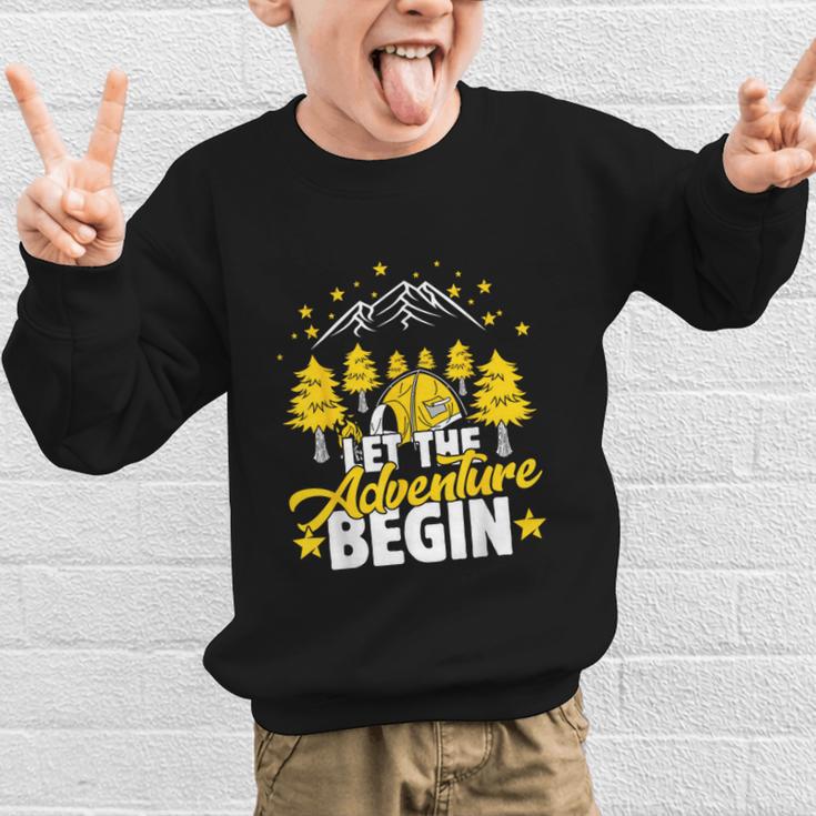 Back To School Mode Let The Adventure Begin Graphic Kid Sweatshirt