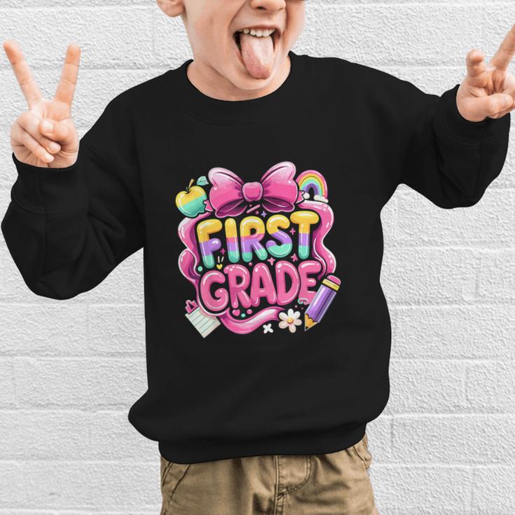 Back To School Team 1st Grade First Grade Graphic Kid Sweatshirt Back To School Team 1st Grade First Grade Graphic Kid Sweatshirt