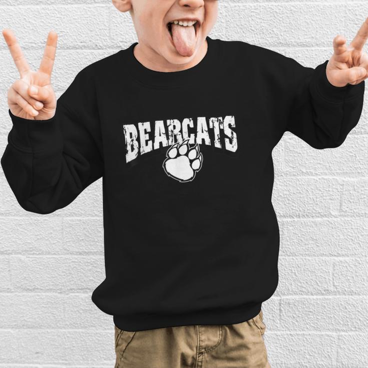 Bearcats Back To School Spirit Graphic Kid Sweatshirt Bearcats Back To School Spirit Graphic Kid Sweatshirt