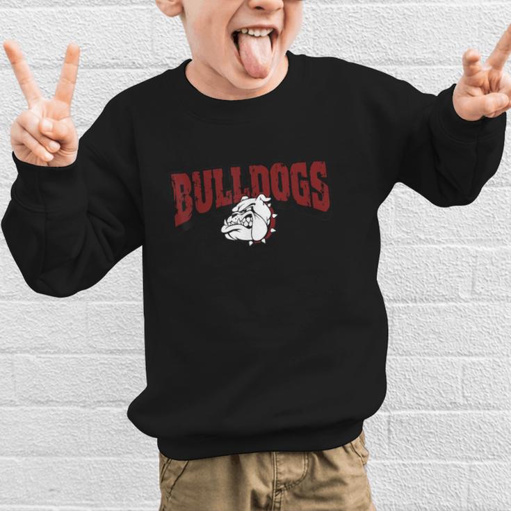 Bulldogs Back To School Spirit M Graphic Kid Sweatshirt