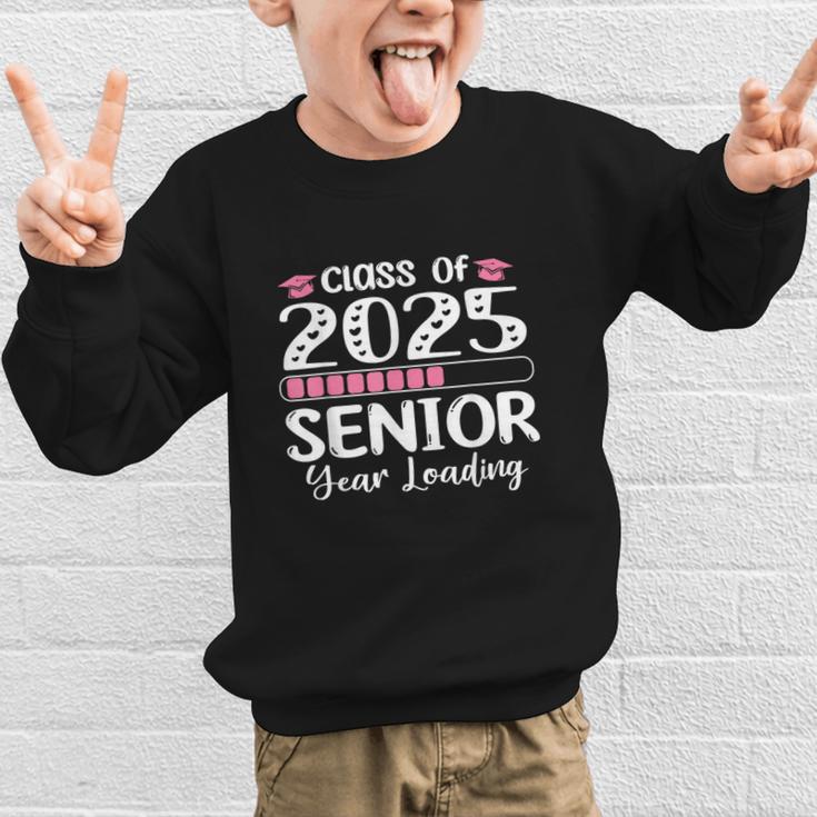 Class Of 2025 Senior Year Loading Back To School 2025 Graphic Kid Sweatshirt Class Of 2025 Senior Year Loading Back To School 2025 Graphic Kid Sweatshirt