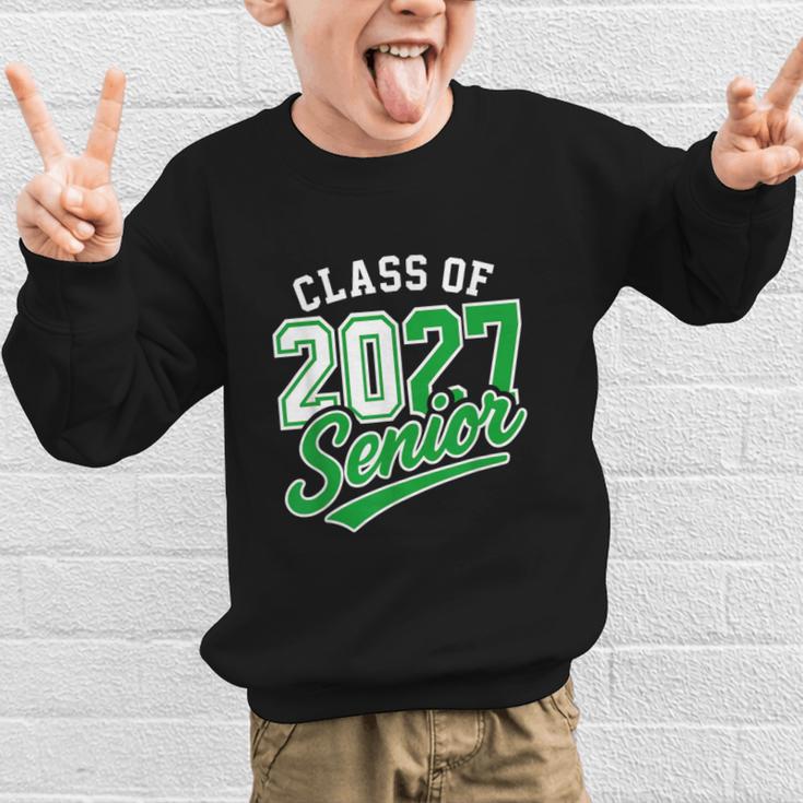 Class Of 2027 Senior 2027 Back To School Graduation 2027 Graphic Kid Sweatshirt Class Of 2027 Senior 2027 Back To School Graduation 2027 Graphic Kid Sweatshirt