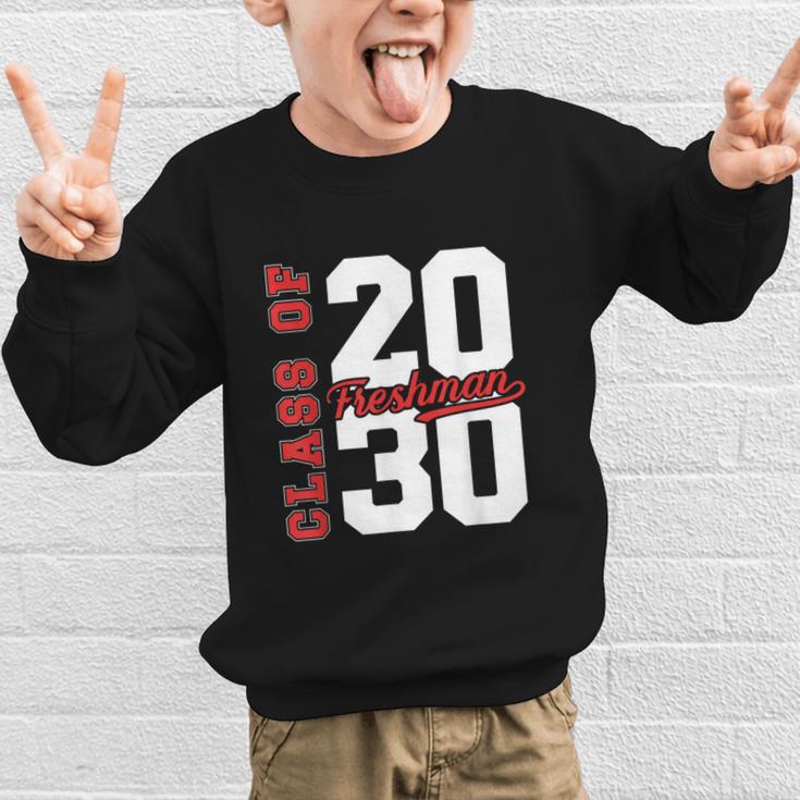 Class Of 2030 Freshman 2030 Back To School Graphic Kid Sweatshirt
