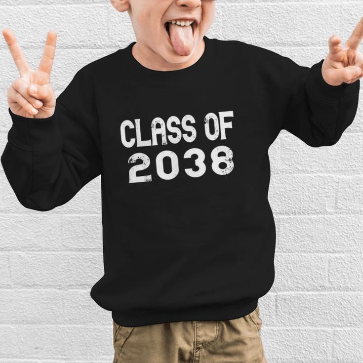 Class Of 2038 Grow With Me Graduation Back To School Graphic Kid Sweatshirt Class Of 2038 Grow With Me Graduation Back To School Graphic Kid Sweatshirt