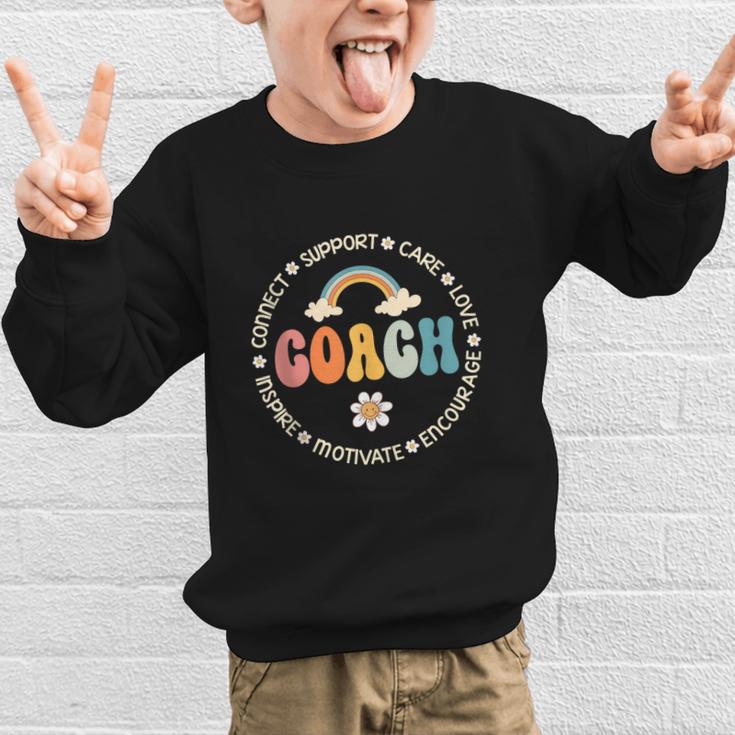 Coach Appreciation Week Back To School Graphic Kid Sweatshirt Coach Appreciation Week Back To School Graphic Kid Sweatshirt