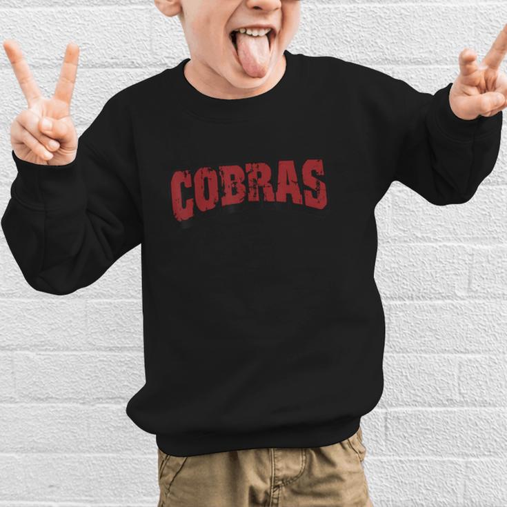 Cobras Back To School Spirit M Graphic Kid Sweatshirt
