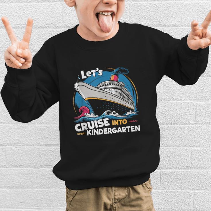 Cruise Ship Kindergarten Back To School Boys Girls Kids Graphic Kid Sweatshirt