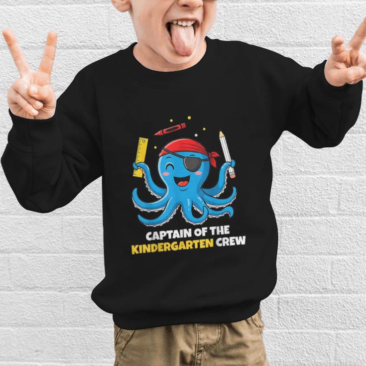 Cute Octopus Pirate Kindergarten Boys Kids Back To School Graphic Kid Sweatshirt