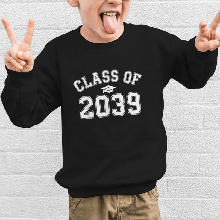 Graduation Class Of 2039 Grow Witth Me School Back To School Graphic Kid Sweatshirt Graduation Class Of 2039 Grow Witth Me School Back To School Graphic Kid Sweatshirt