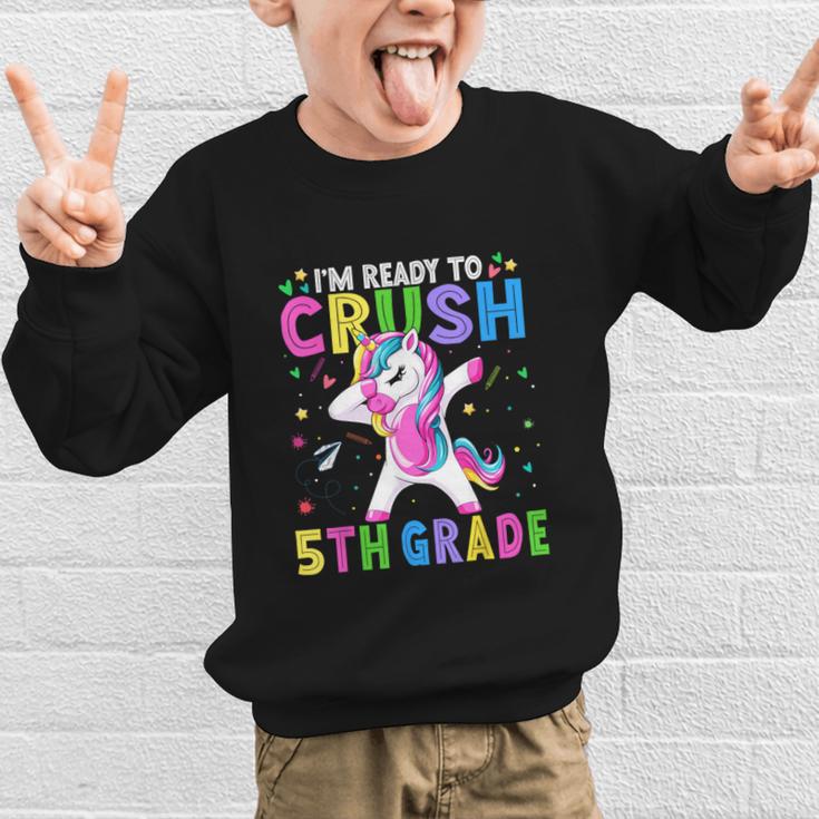 I'm Ready For Fifth Grade Back To School 5th Grade Girls Graphic Kid Sweatshirt I'm Ready For Fifth Grade Back To School 5th Grade Girls Graphic Kid Sweatshirt