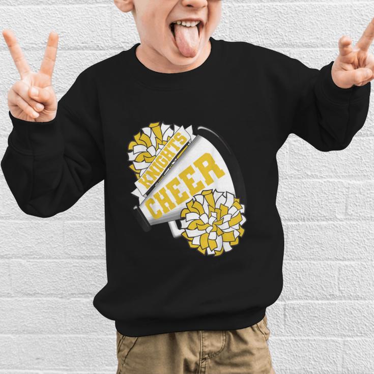 Knights Cheer Back To School Cheerleading Spirit GY Graphic Kid Sweatshirt Knights Cheer Back To School Cheerleading Spirit GY Graphic Kid Sweatshirt
