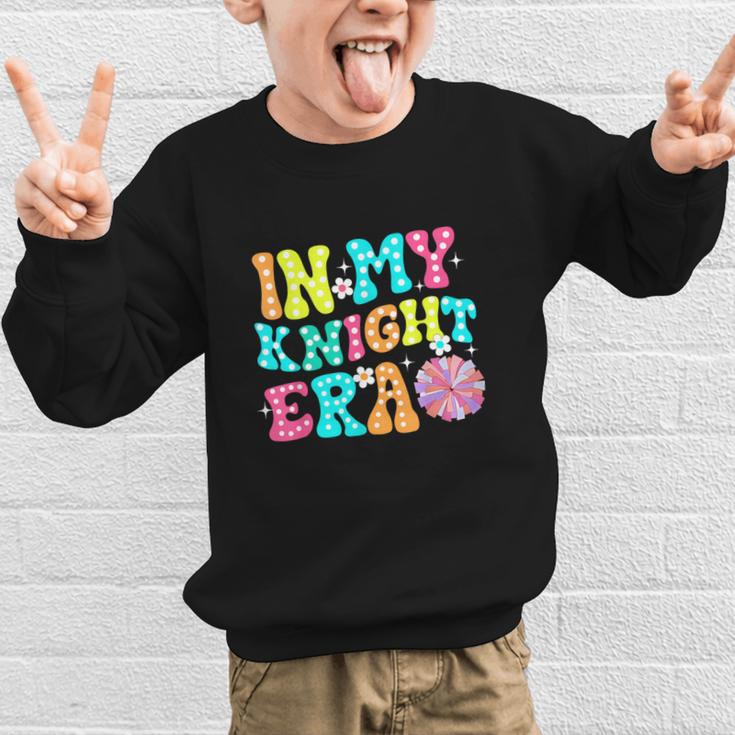In My Knights Era Back To School Spirit Game Retro Groovy Graphic Kid Sweatshirt In My Knights Era Back To School Spirit Game Retro Groovy Graphic Kid Sweatshirt