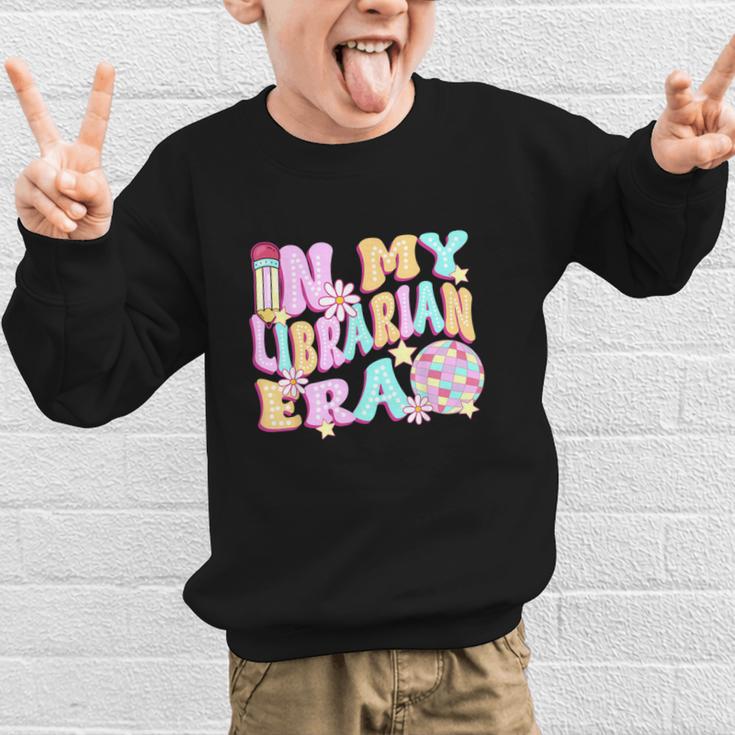 In My Librarian Era Cool Back To School Outfit Girl Women Graphic Kid Sweatshirt