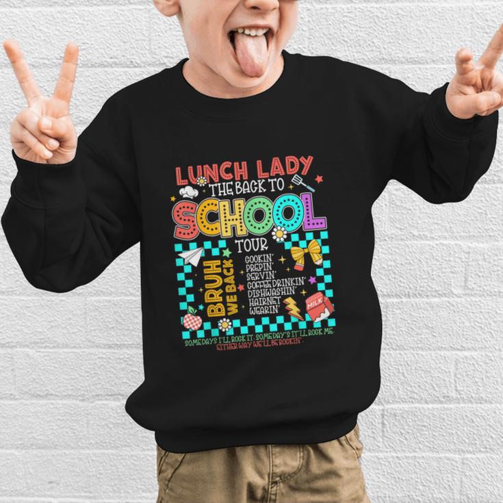 Lunch Lady Back To School Tour Cooking Worker Cafeteria Crew Graphic Kid Sweatshirt Lunch Lady Back To School Tour Cooking Worker Cafeteria Crew Graphic Kid Sweatshirt