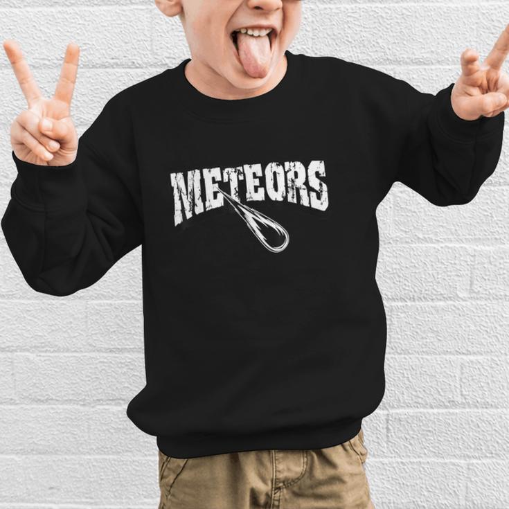 Meteors Back To School Spirit Graphic Kid Sweatshirt