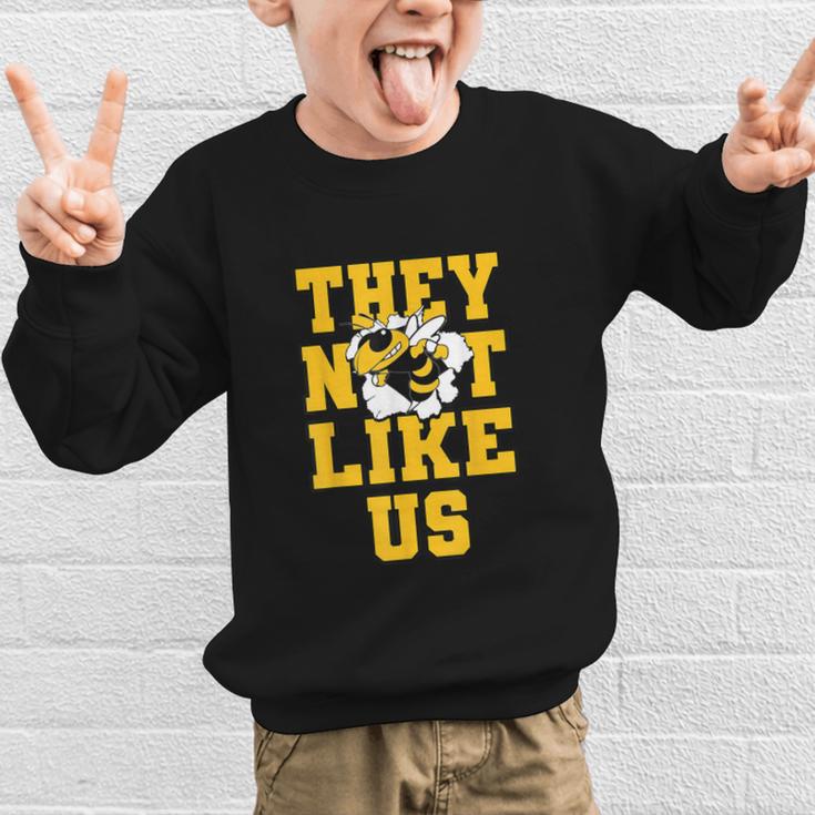 Not Like Hornets Back To School Spirit GY Graphic Kid Sweatshirt Not Like Hornets Back To School Spirit GY Graphic Kid Sweatshirt