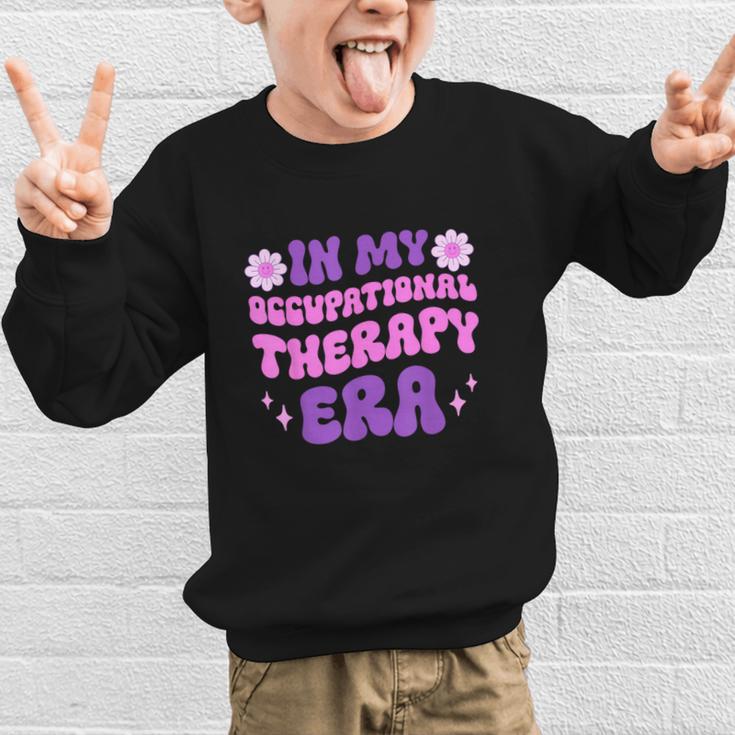 In My Occupational Therapy Era Groovy OT Back To School Graphic Kid Sweatshirt In My Occupational Therapy Era Groovy OT Back To School Graphic Kid Sweatshirt