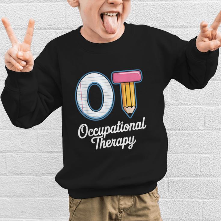 Occupational Therapy OT And COTA Back To School Graphic Kid Sweatshirt Occupational Therapy OT And COTA Back To School Graphic Kid Sweatshirt