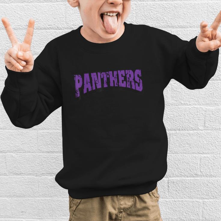 Panthers Back To School Spirit P Graphic Kid Sweatshirt Panthers Back To School Spirit P Graphic Kid Sweatshirt
