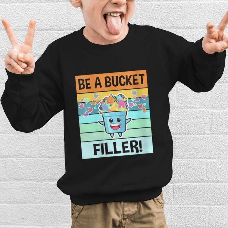Retro Be A Bucket Filler Shirt Back To School Shirt Graphic Kid Sweatshirt