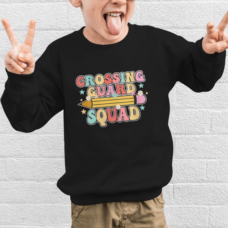 School Crossing Guard Retro Back To School Cool Appreciation Graphic Kid Sweatshirt School Crossing Guard Retro Back To School Cool Appreciation Graphic Kid Sweatshirt