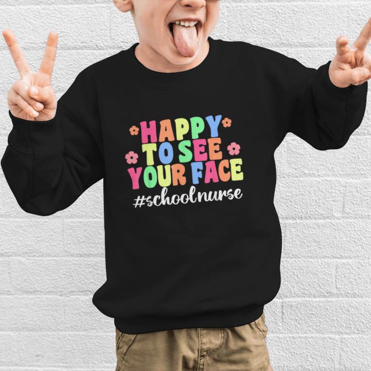 School Nurse For Back To School Nursing Graphic Kid Sweatshirt School Nurse For Back To School Nursing Graphic Kid Sweatshirt