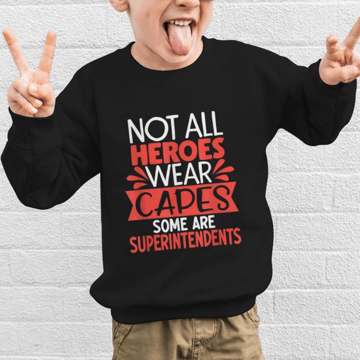 School Supervisor Manager Back To School Superintendent Graphic Kid Sweatshirt School Supervisor Manager Back To School Superintendent Graphic Kid Sweatshirt